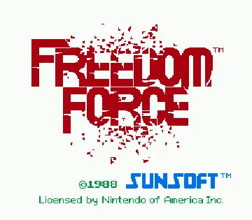 Freedom Force (USA) (Beta) screen shot title